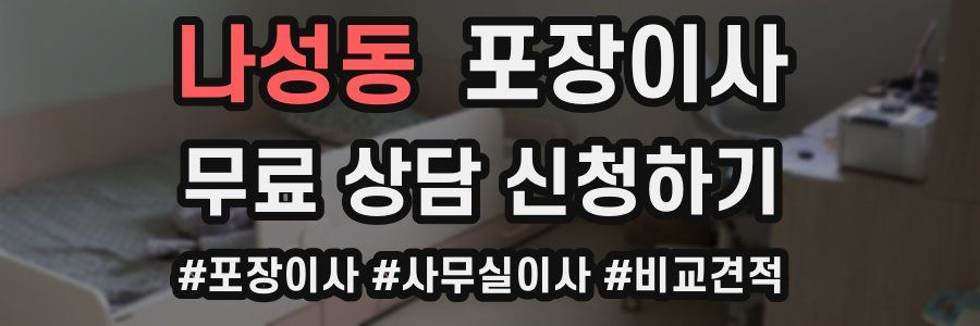 나성동 포장이사