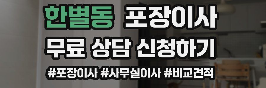 한별동 포장이사