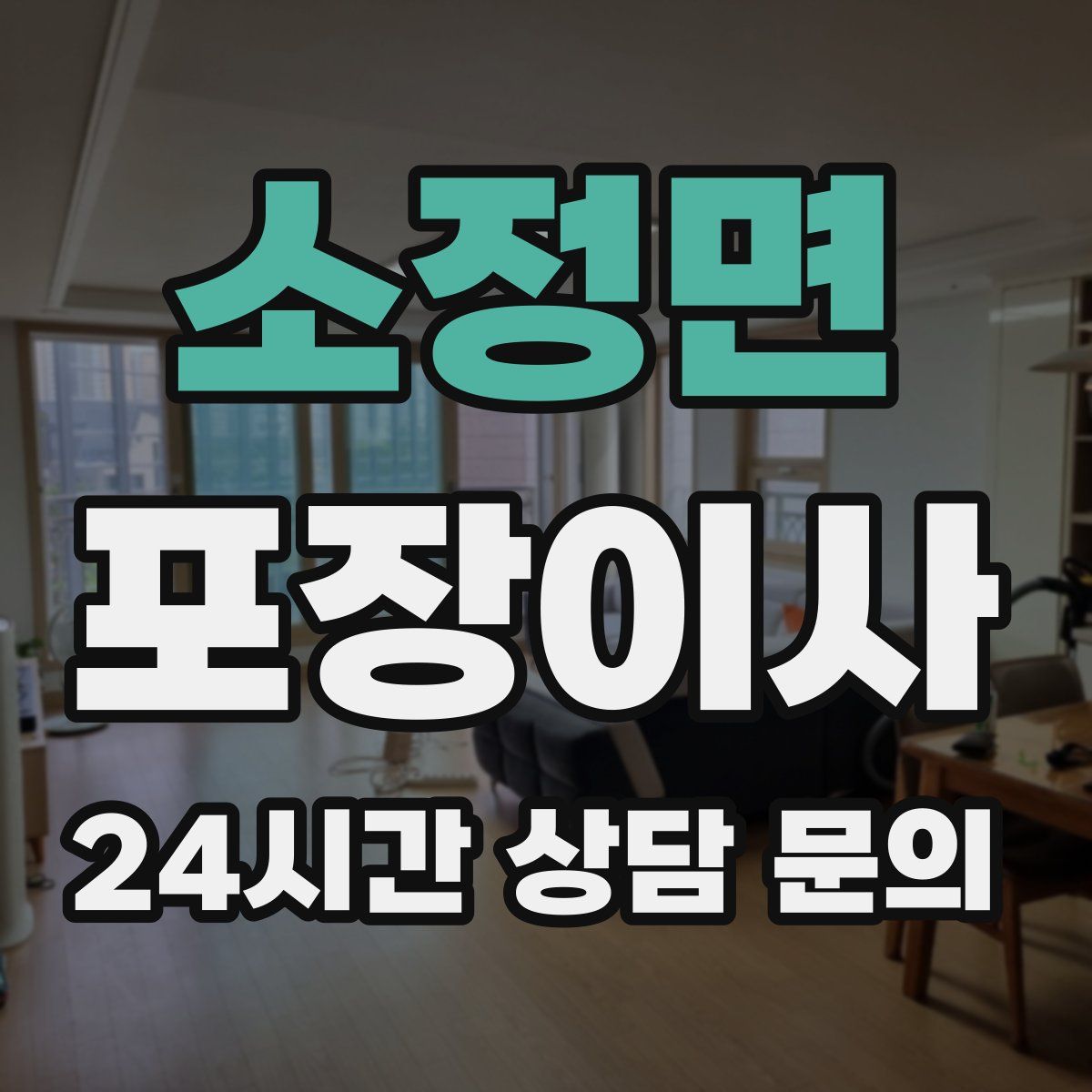 소정면 포장이사