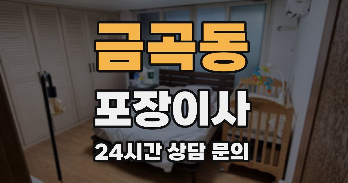 금곡동 포장이사