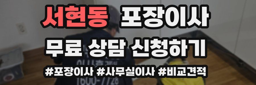 서현동 포장이사