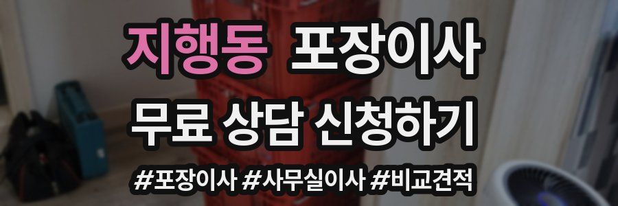 지행동 포장이사