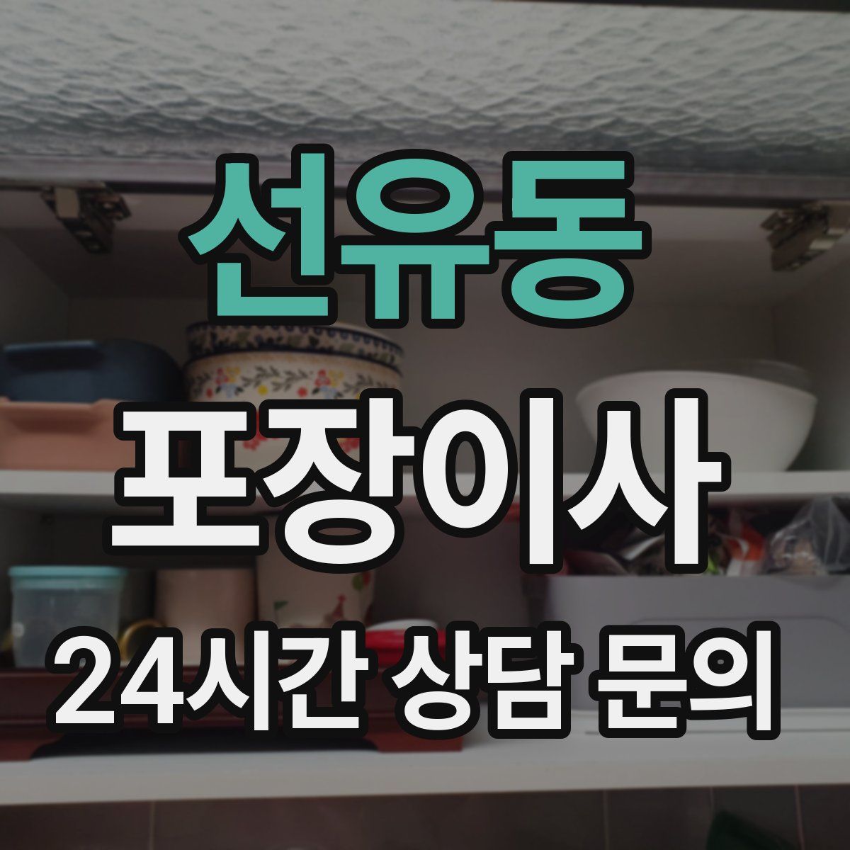 선유동 포장이사