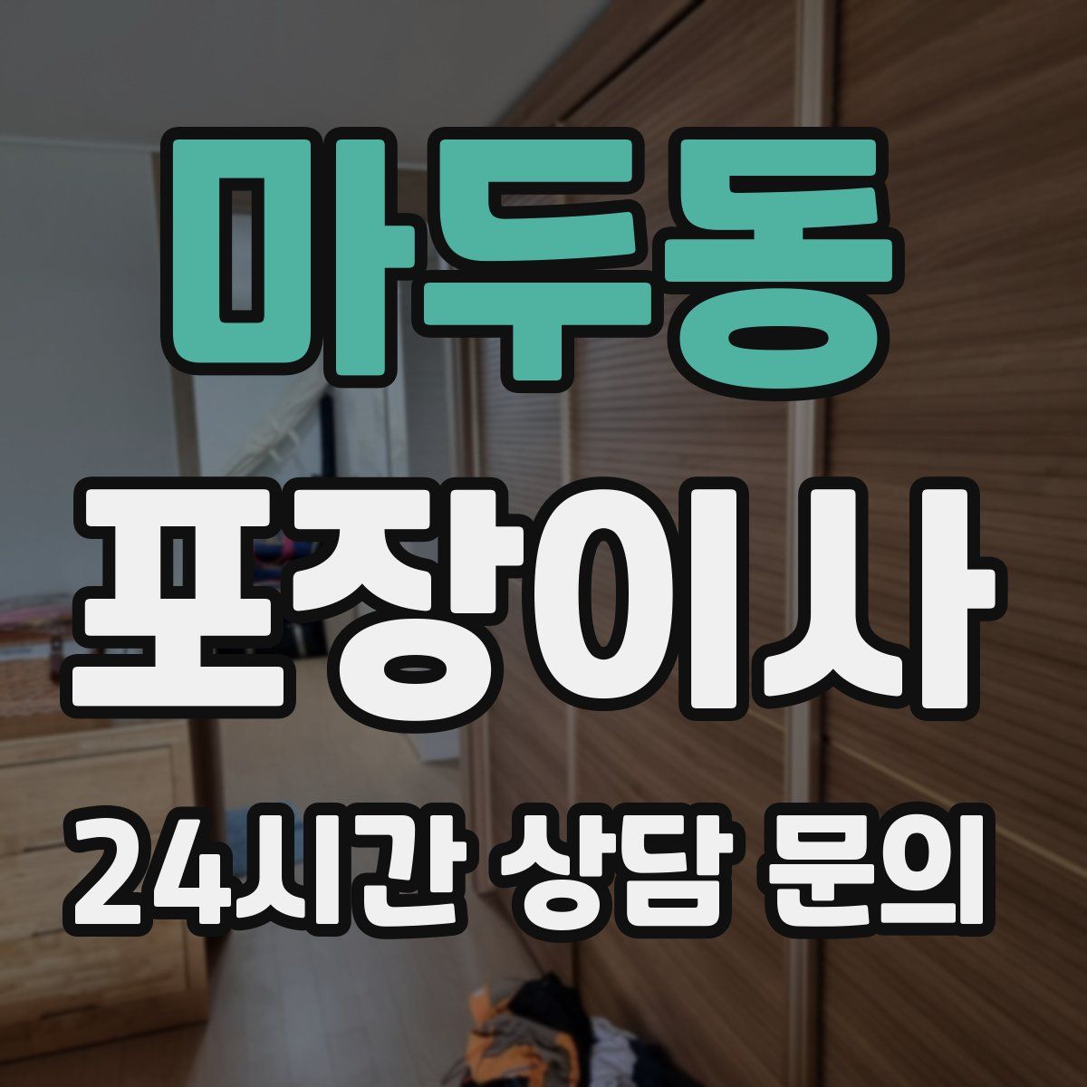 마두동 포장이사