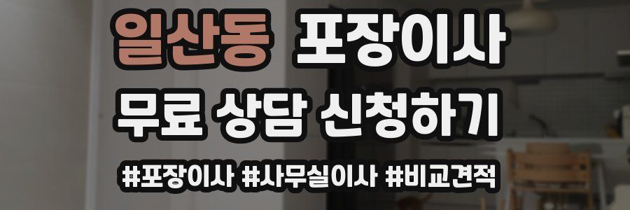 일산동 포장이사