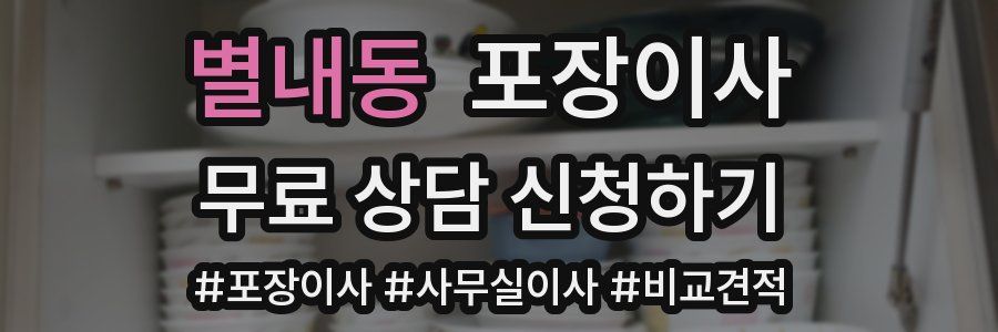 별내동 포장이사