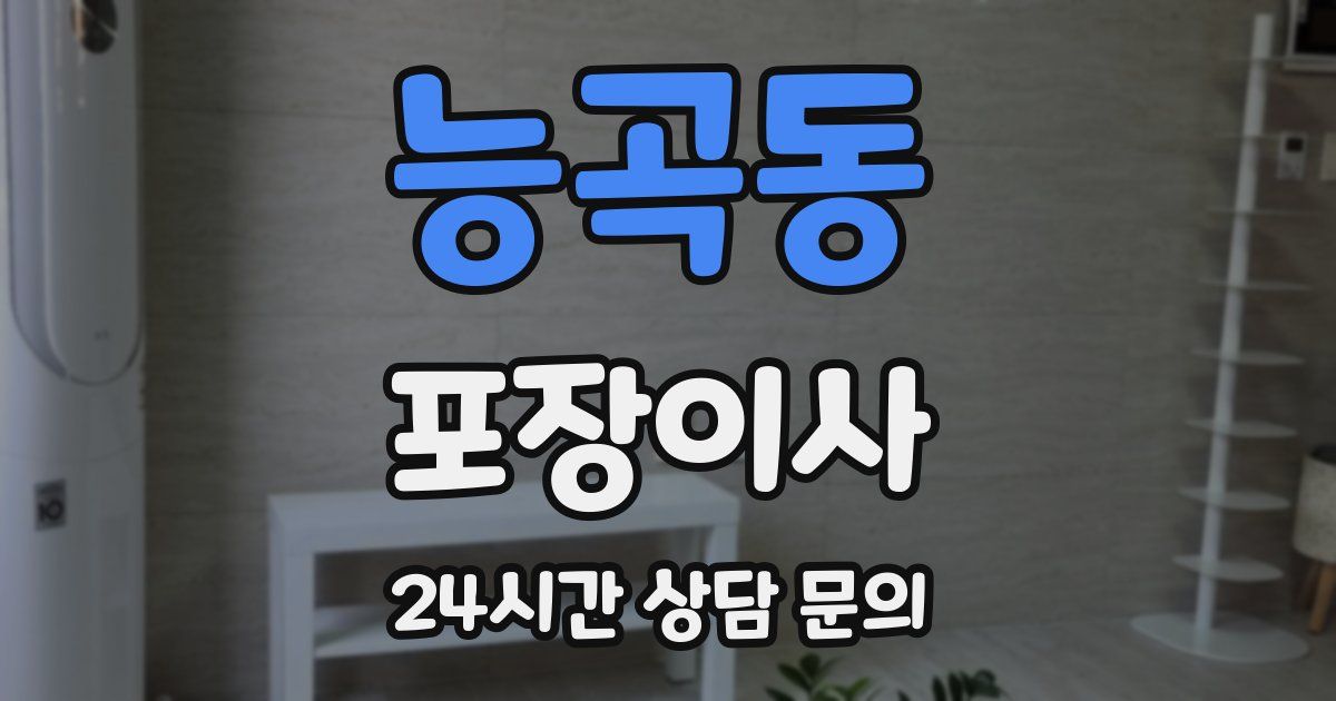 능곡동 포장이사