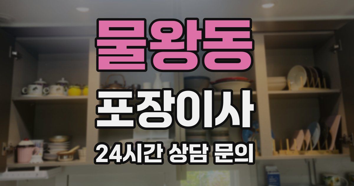 물왕동 포장이사