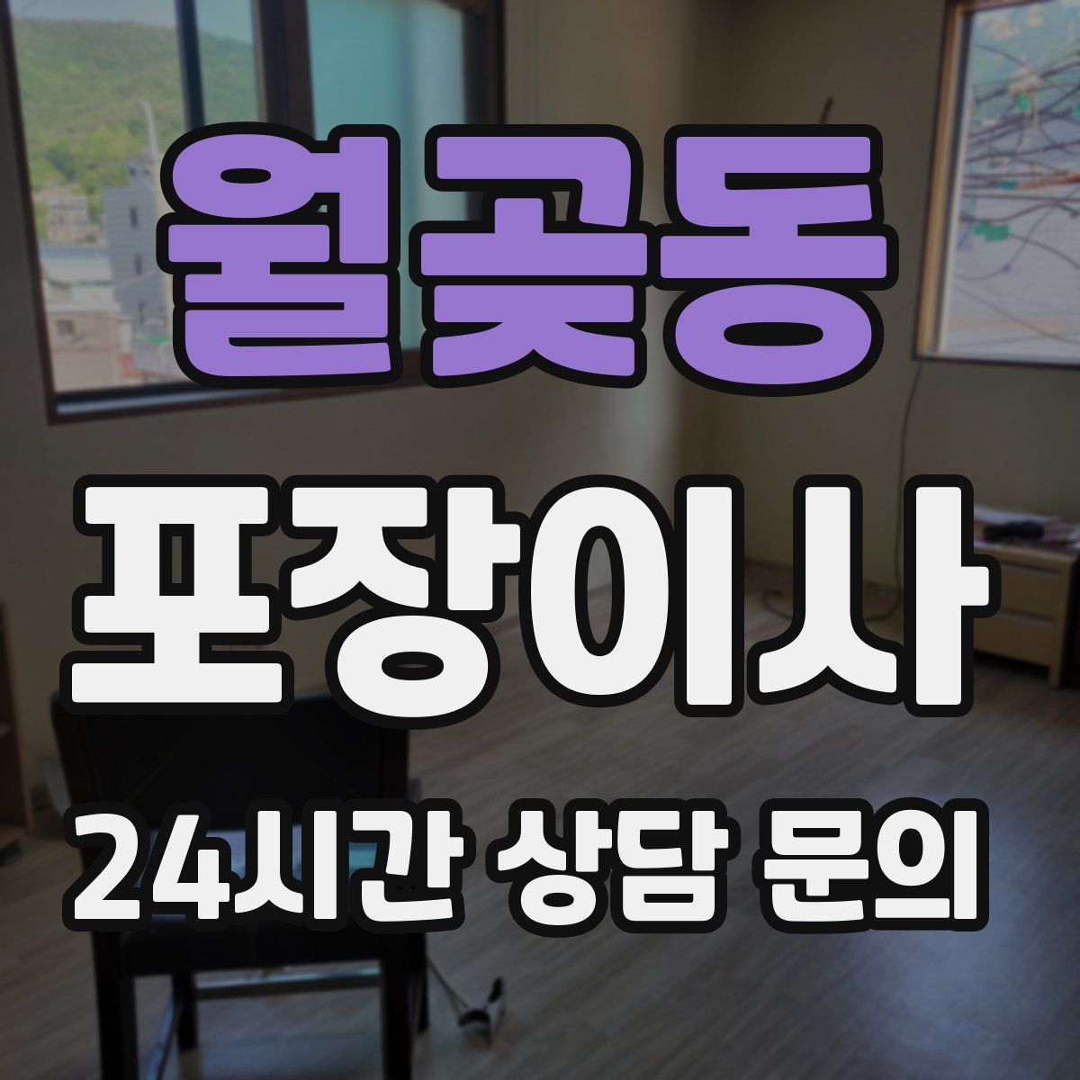 월곶동 포장이사