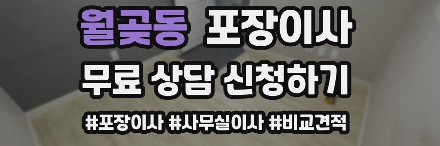 월곶동 포장이사