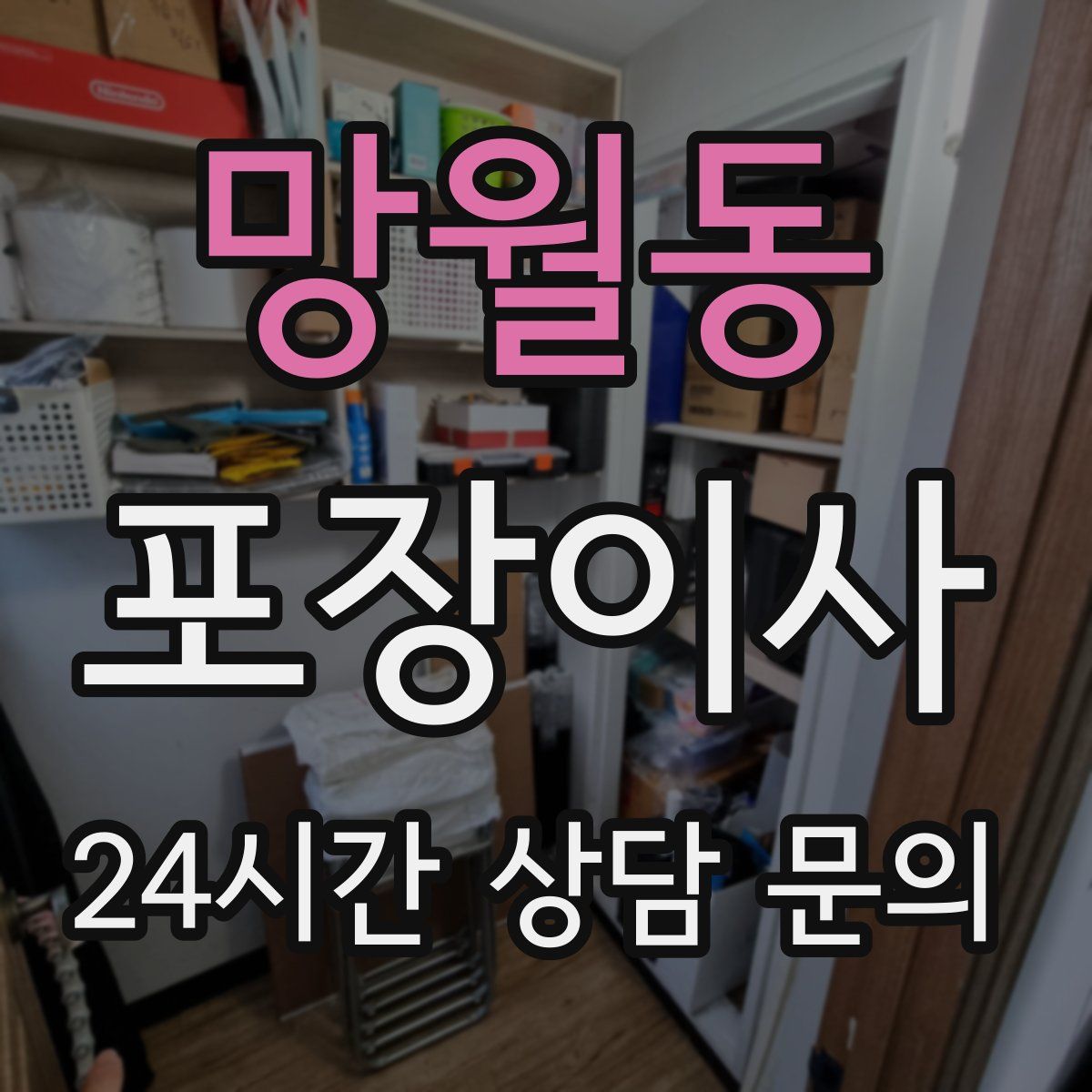 망월동 포장이사