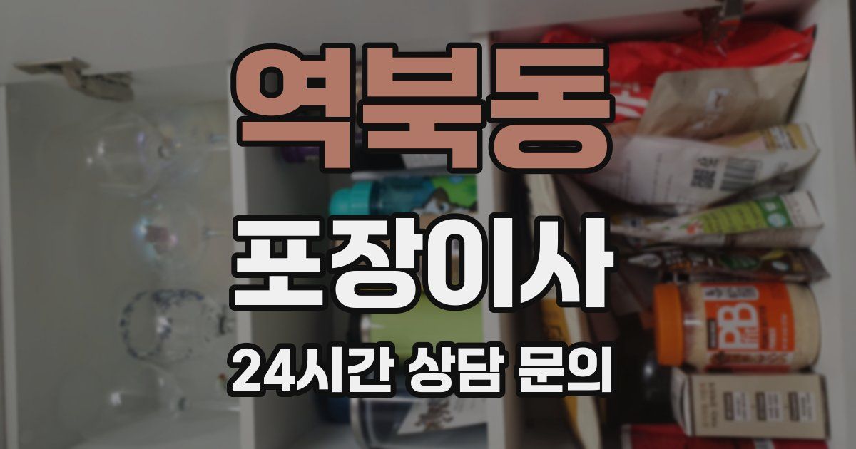 역북동 포장이사