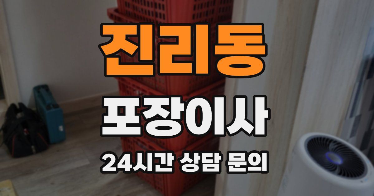 진리동 포장이사