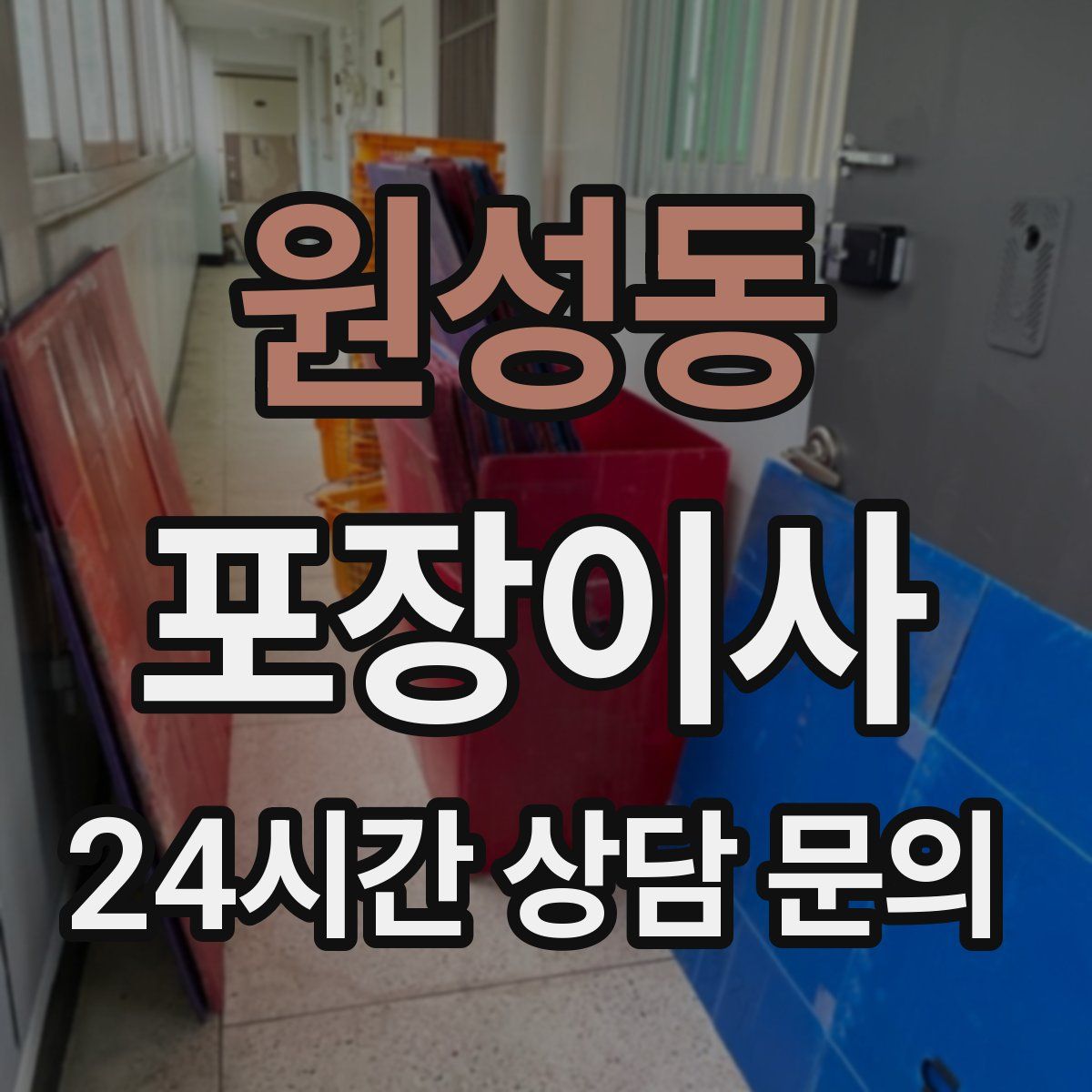 원성동 포장이사