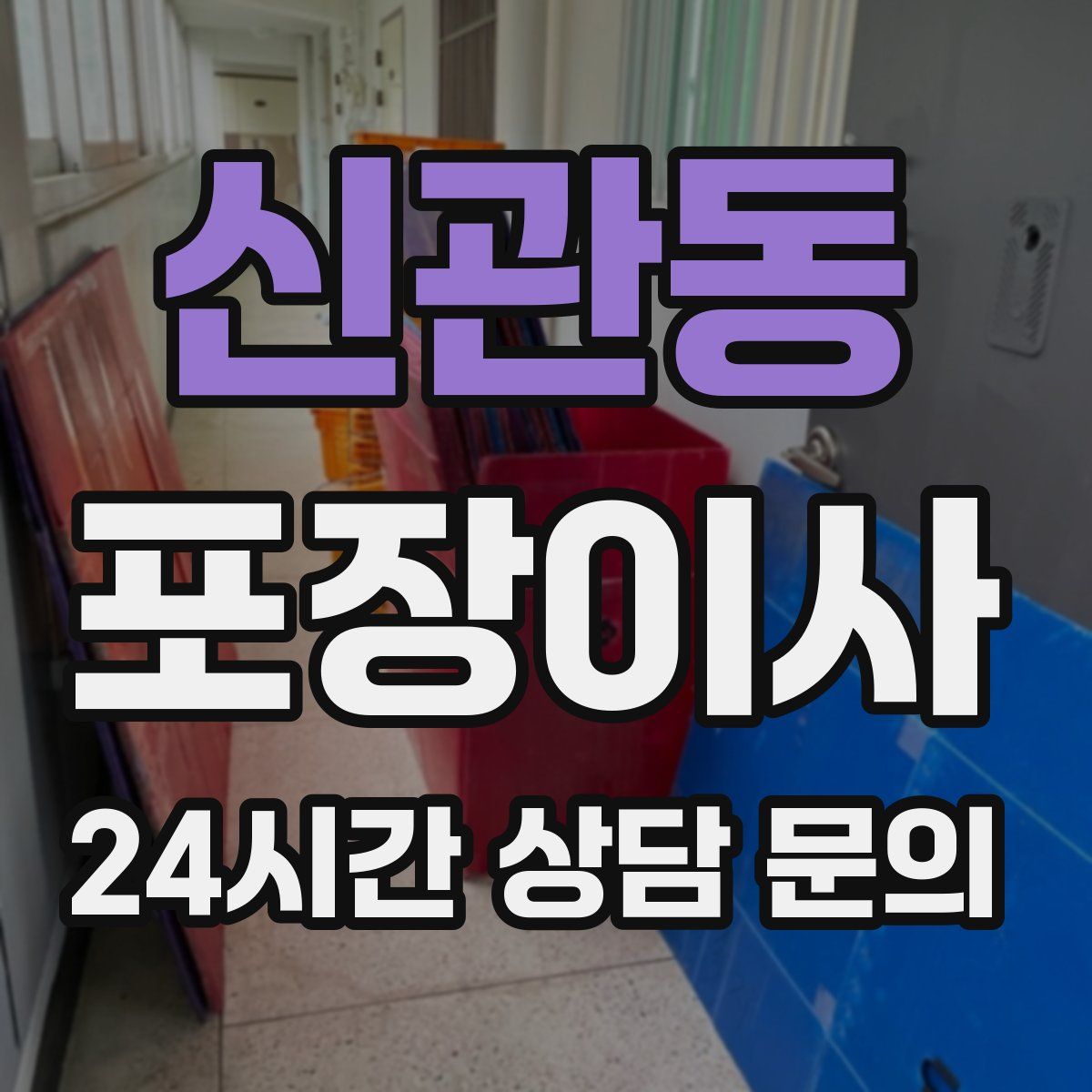 신관동 포장이사