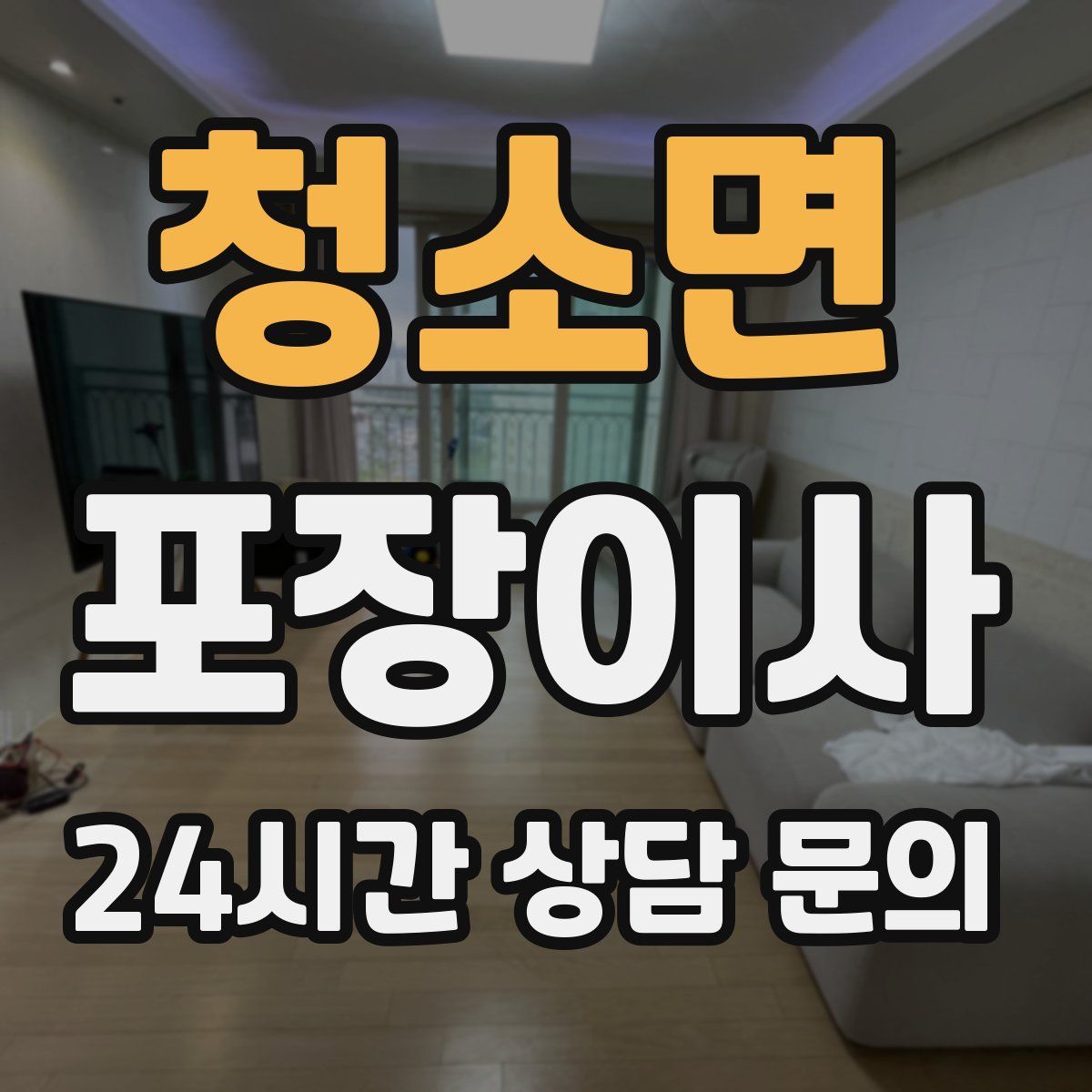 청소면 포장이사