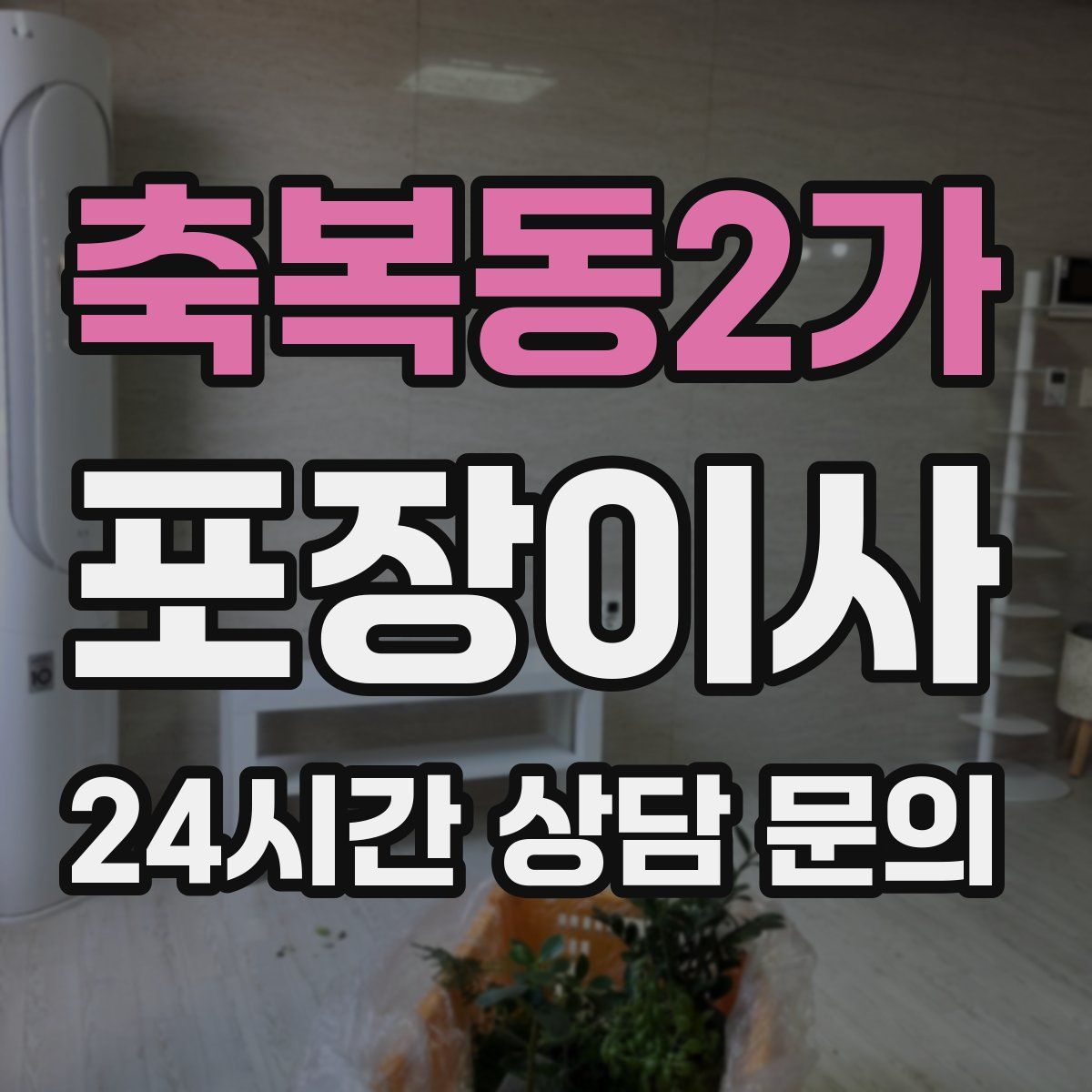 축복동2가 포장이사