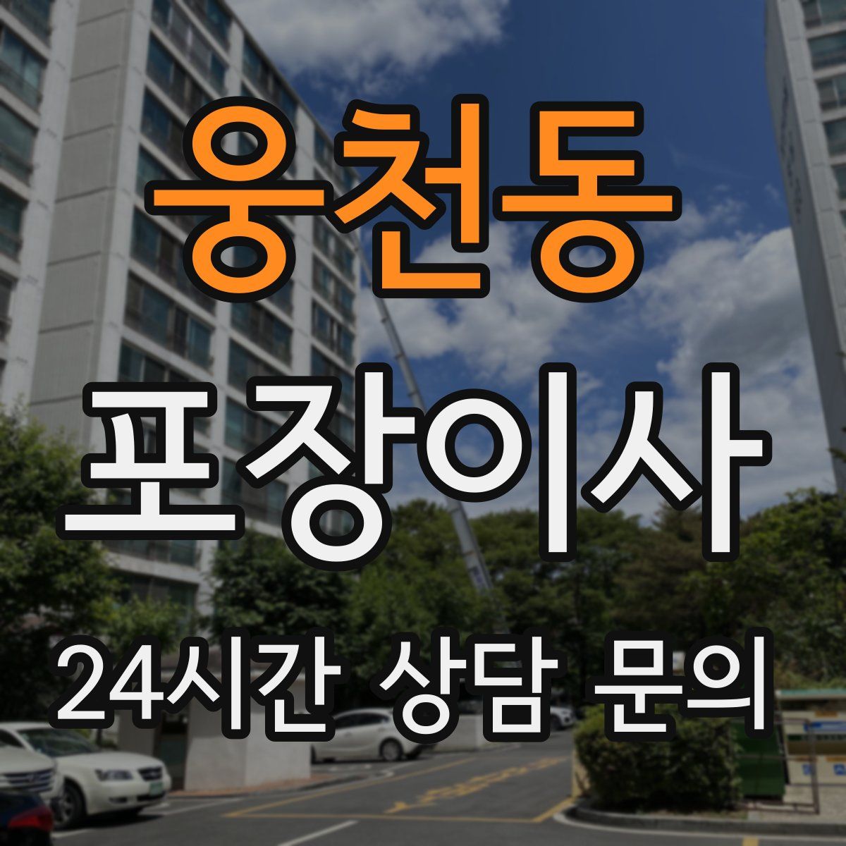 웅천동 포장이사