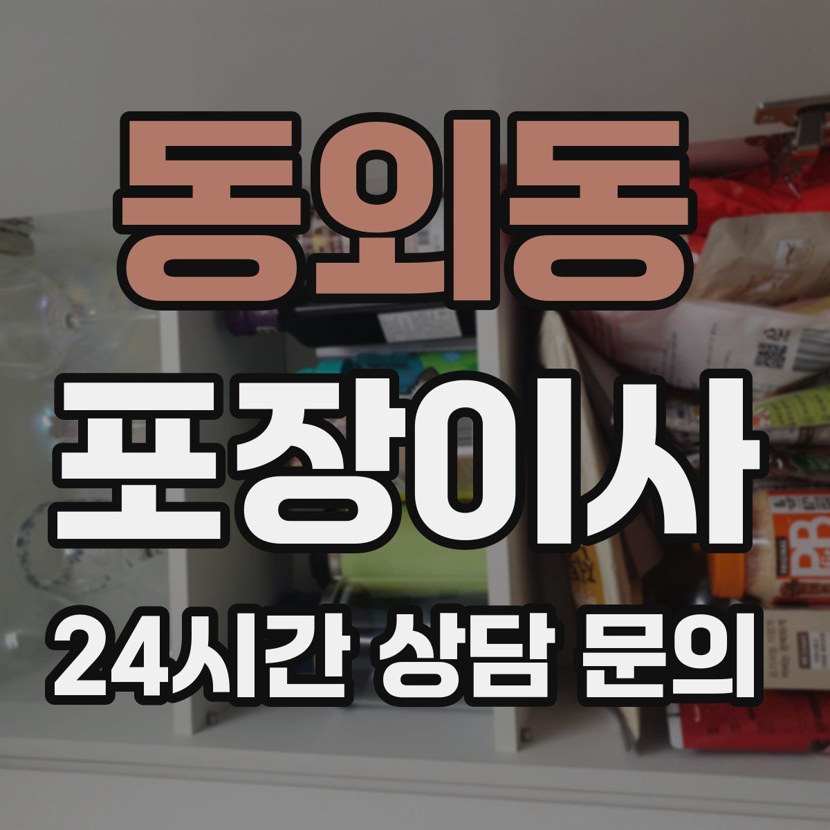 동외동 포장이사