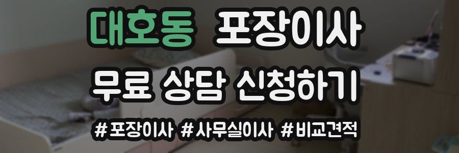 대호동 포장이사