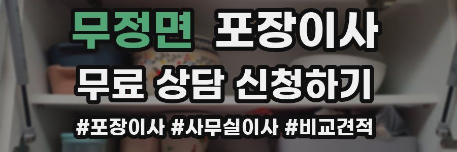 무정면 포장이사