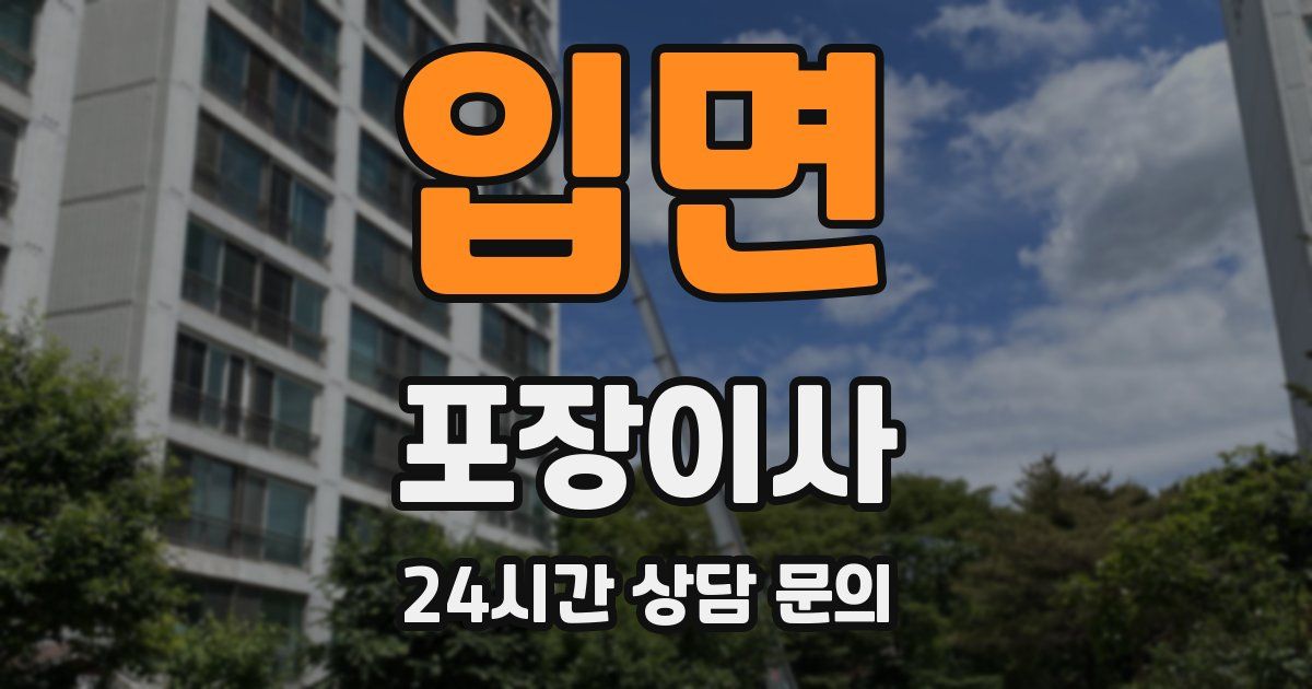 입면 포장이사