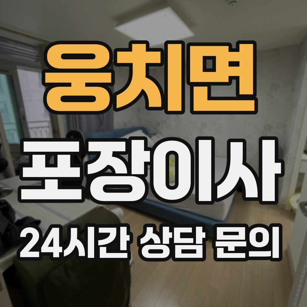 웅치면 포장이사