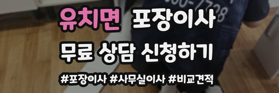 유치면 포장이사