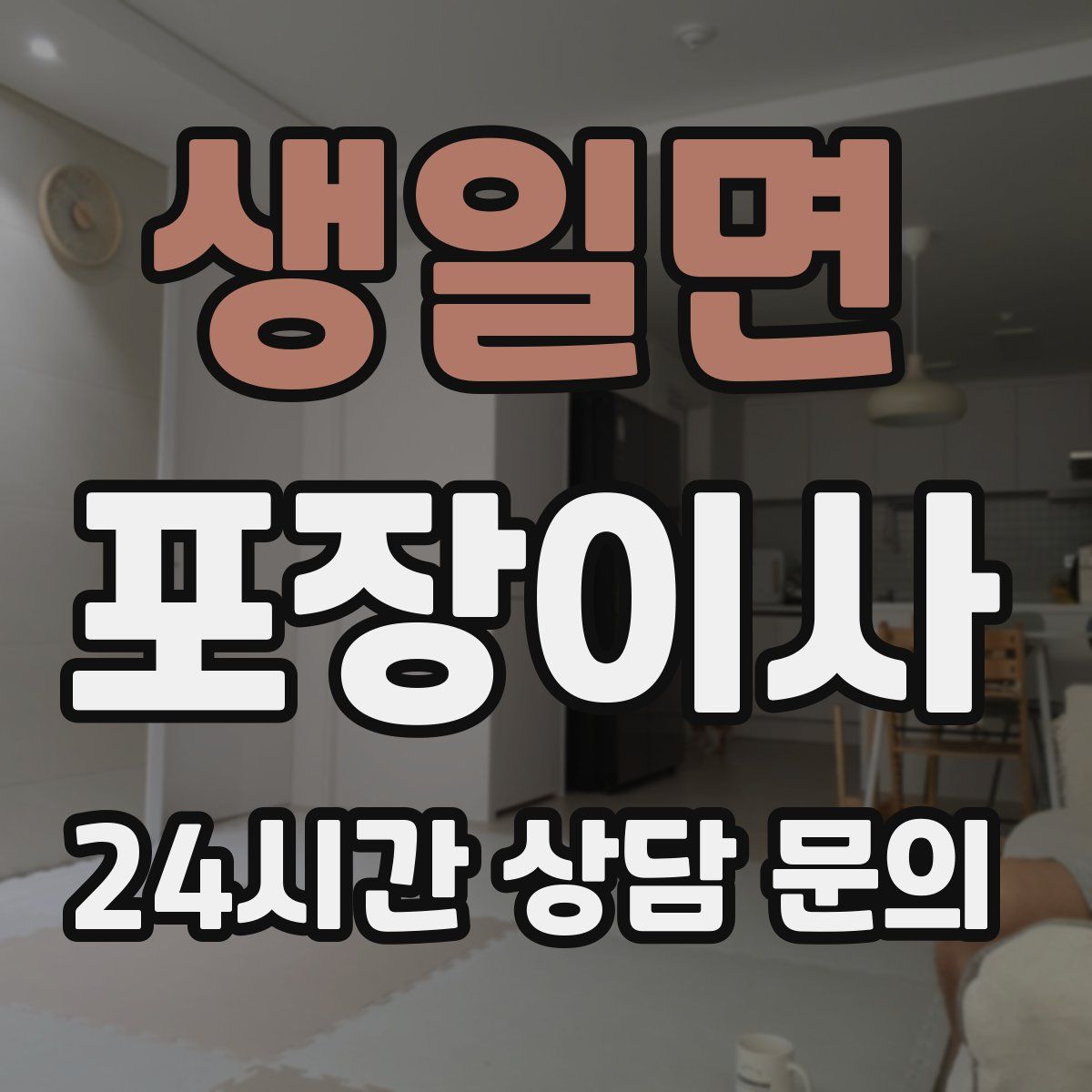 생일면 포장이사