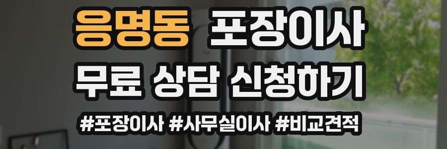 응명동 포장이사