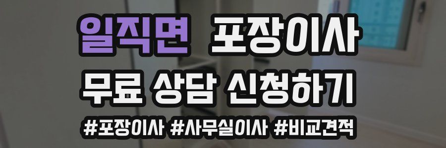 일직면 포장이사