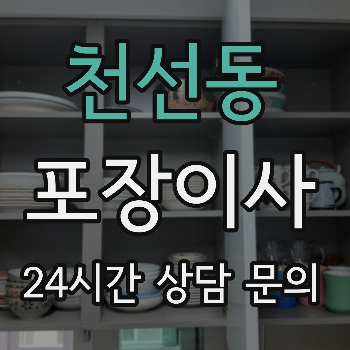 천선동 포장이사