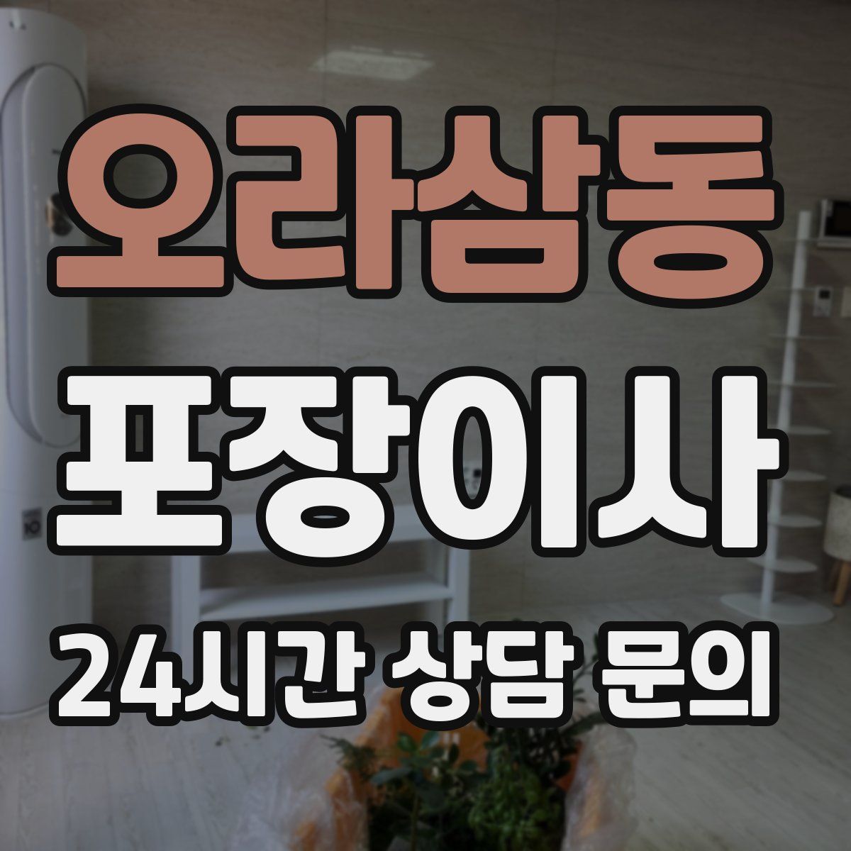 오라삼동 포장이사
