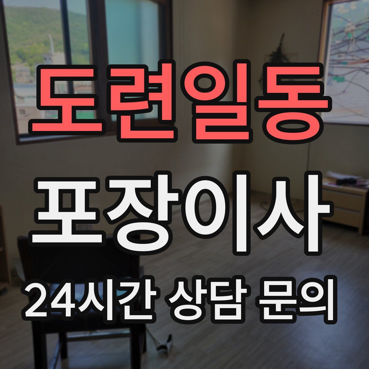 도련일동 포장이사