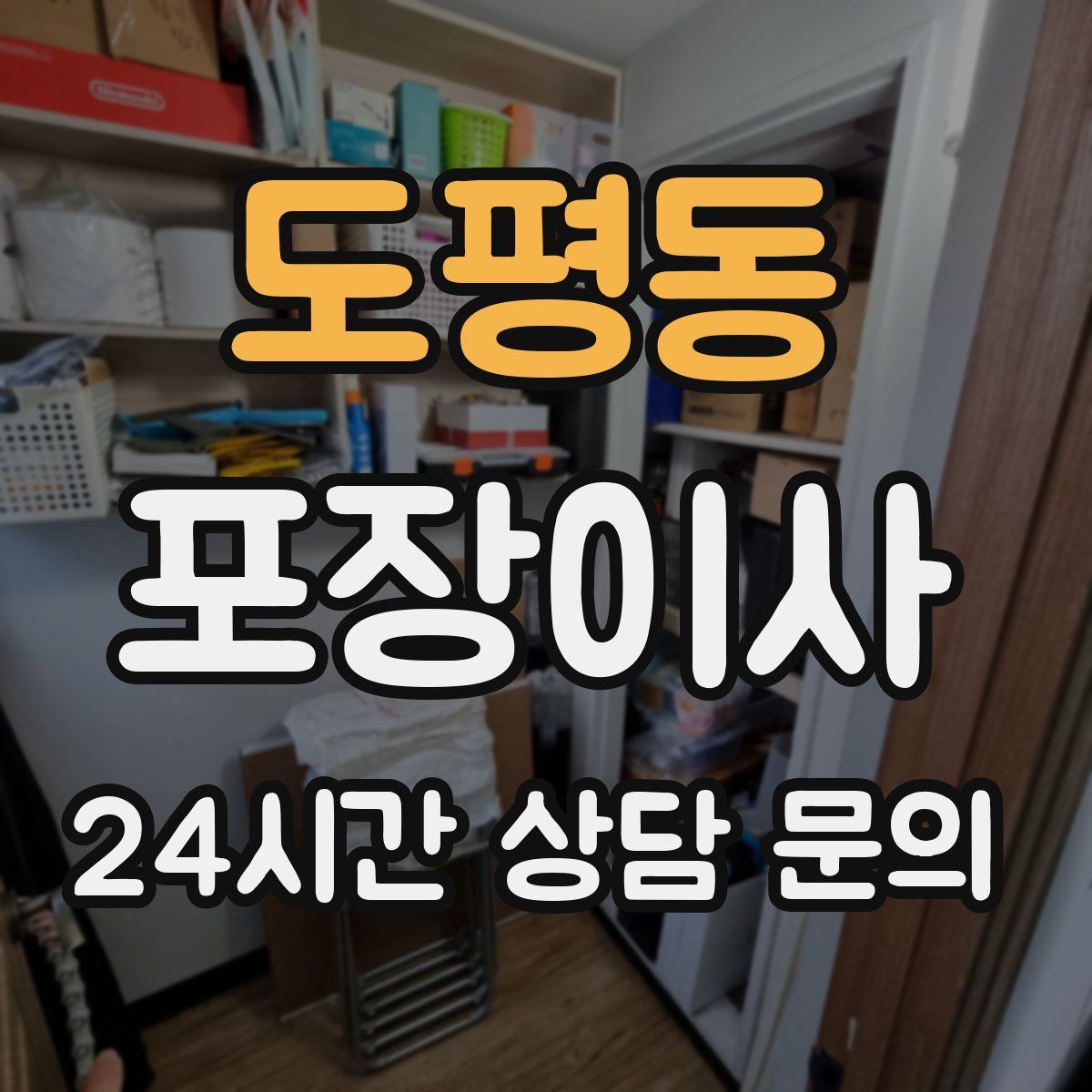 도평동 포장이사