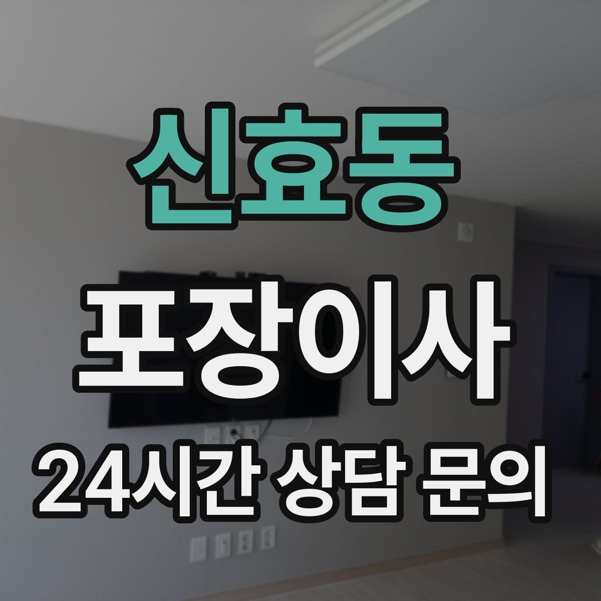 신효동 포장이사