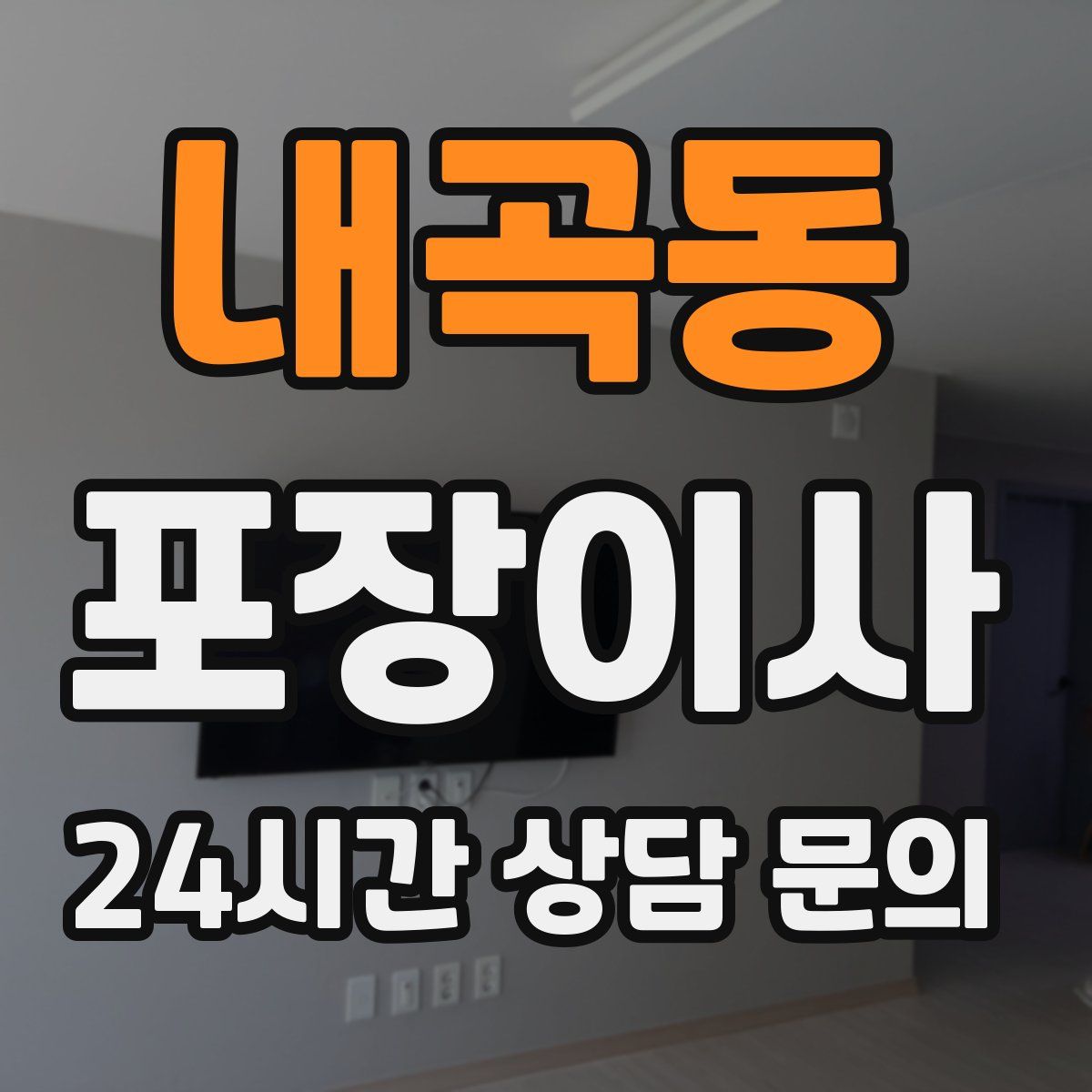 내곡동 포장이사