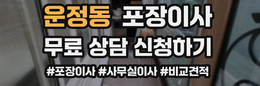 운정동 포장이사