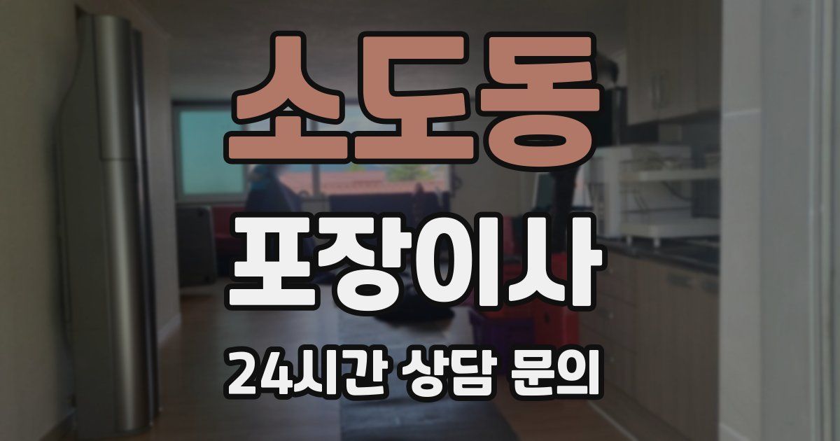 소도동 포장이사