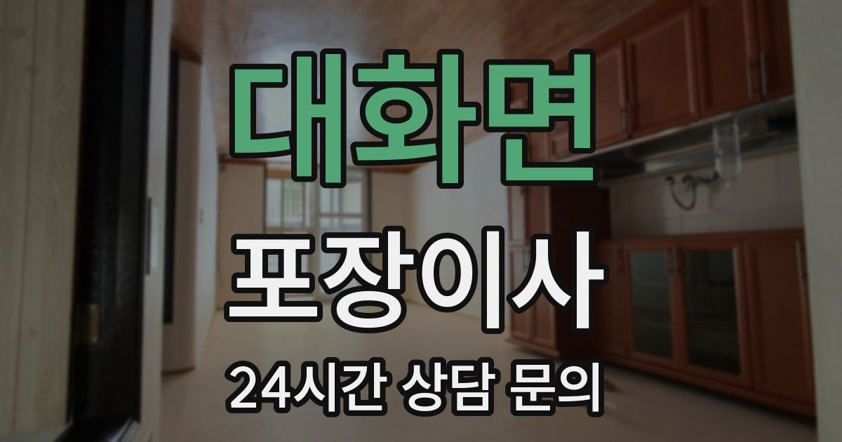 대화면 포장이사