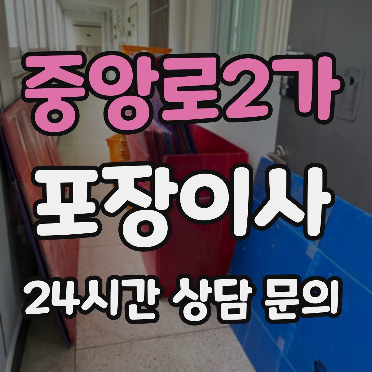 중앙로2가 포장이사