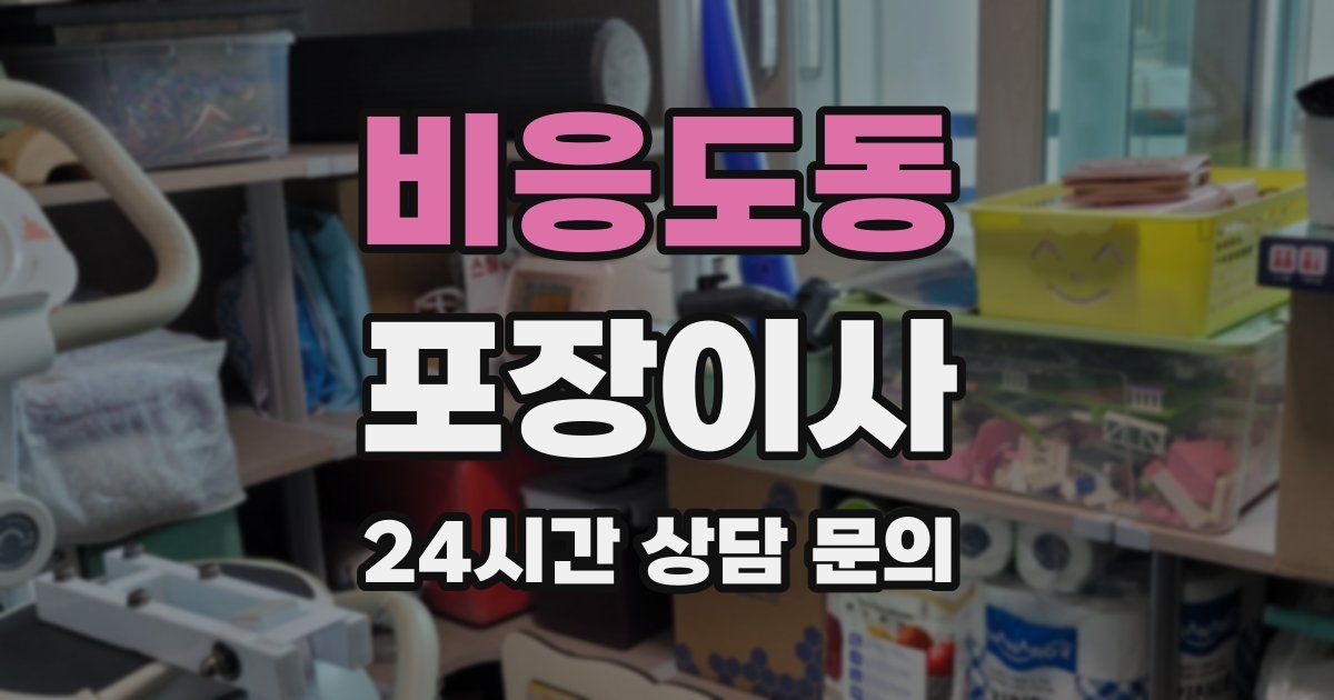 비응도동 포장이사