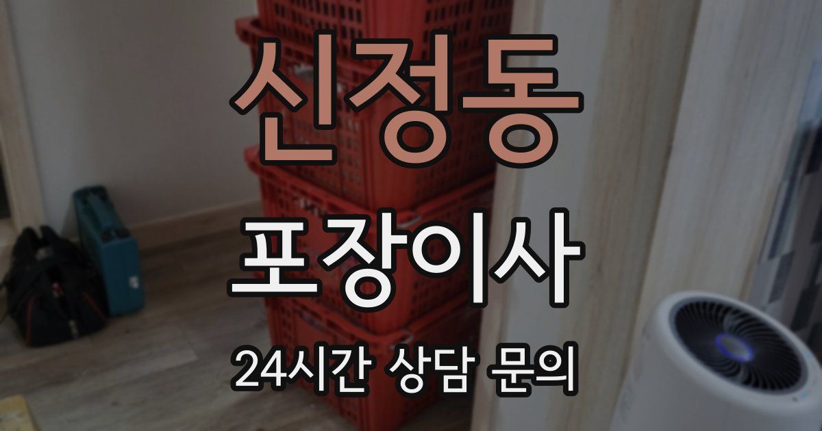 신정동 포장이사
