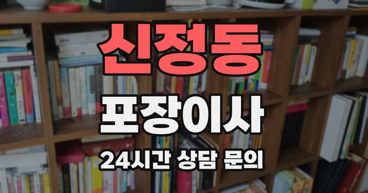 신정동 포장이사