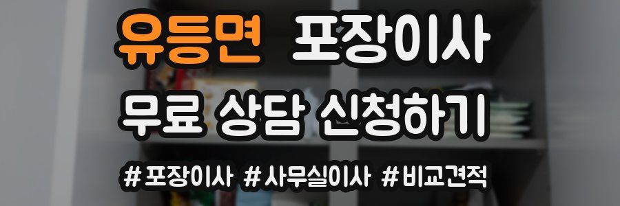 유등면 포장이사