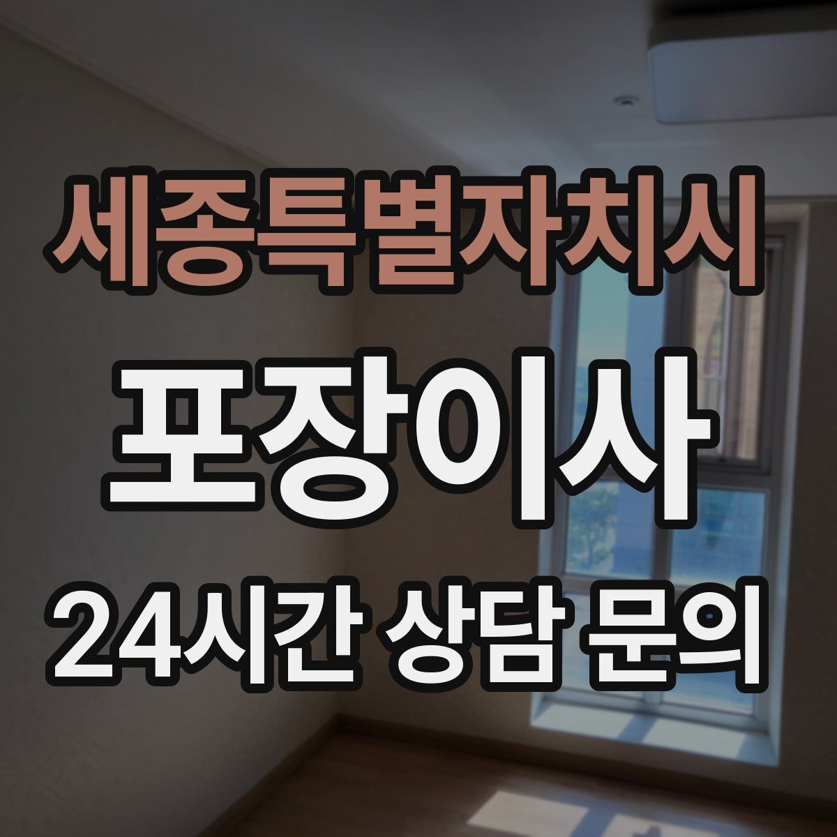 세종특별자치시 포장이사
