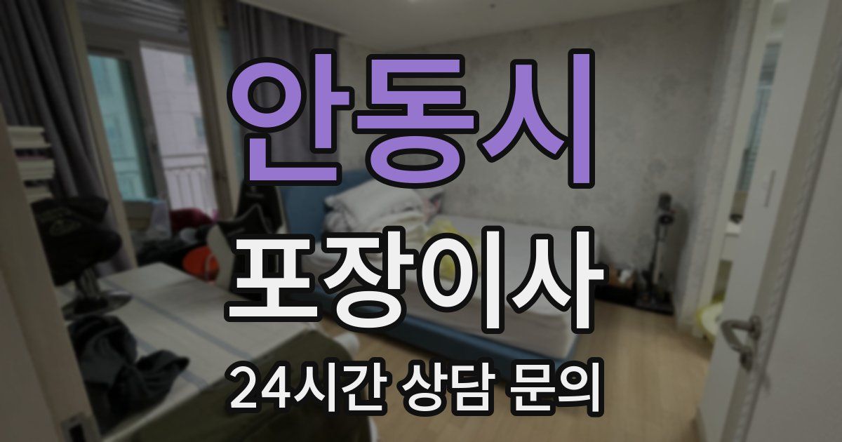 안동시 포장이사