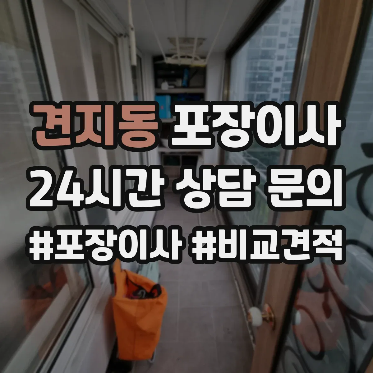 견지동 포장이사