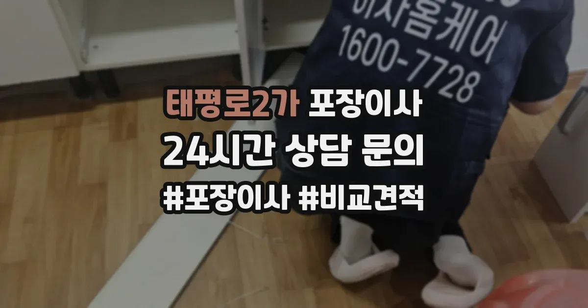 태평로2가 포장이사