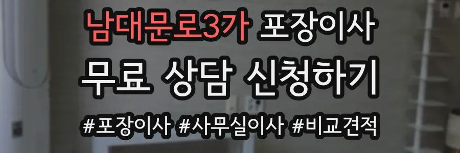 남대문로3가 포장이사